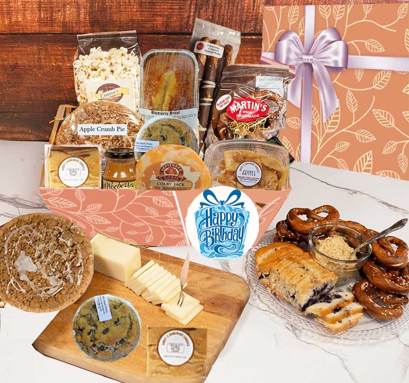 Our best corporate gift ideas are customized to any occasion including great job, birthday and more with our PA Dutch gourmet foods and baked goods
