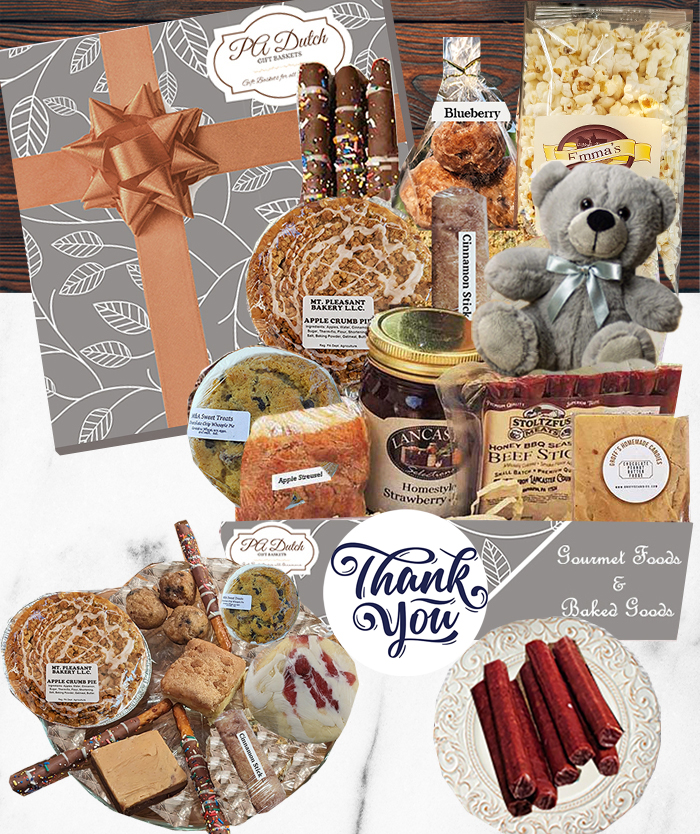 We are happy to offer employee gft ideas with Lancaster PA baked goods known to be the best along with gourmet foods within our corporate gifts